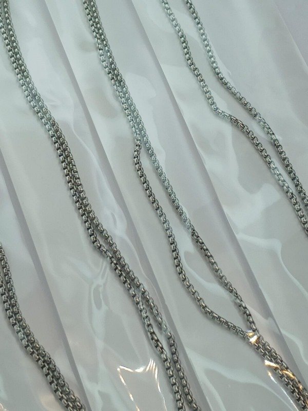 Producto - Cadena por unidad tamaño de 55 cm acero quirúrgico 2.0MM