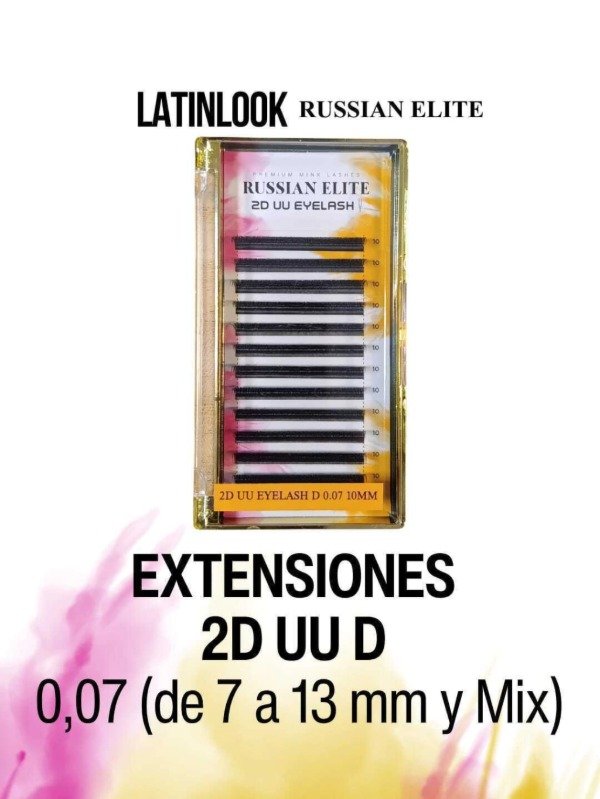 Producto - EXTENSIONES DE PESTAÑAS RUSSIAN 2D UU MIX 0.07