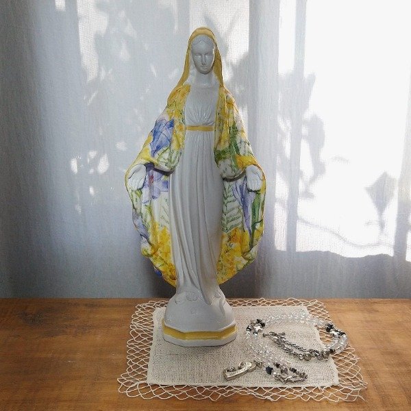 Producto - Virgen Medalla Milagrosa amarilla
