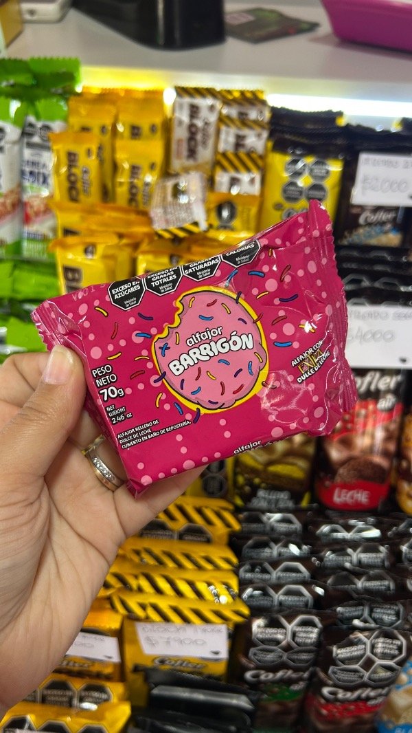 Producto - ALFAJOR BARRIGON NEGRO 70GR