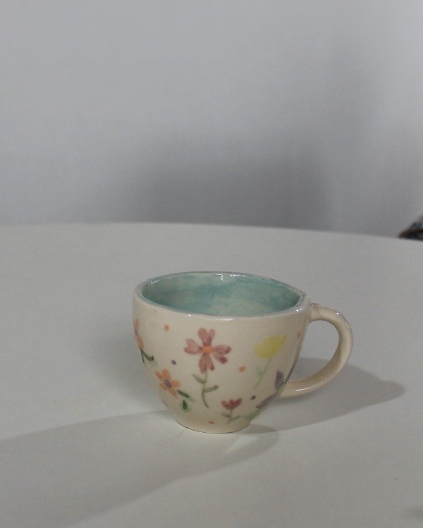 Producto - taza florecitas