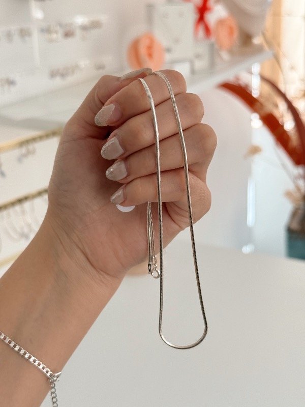 Producto - Cadena cola de rata gruesa 50cm