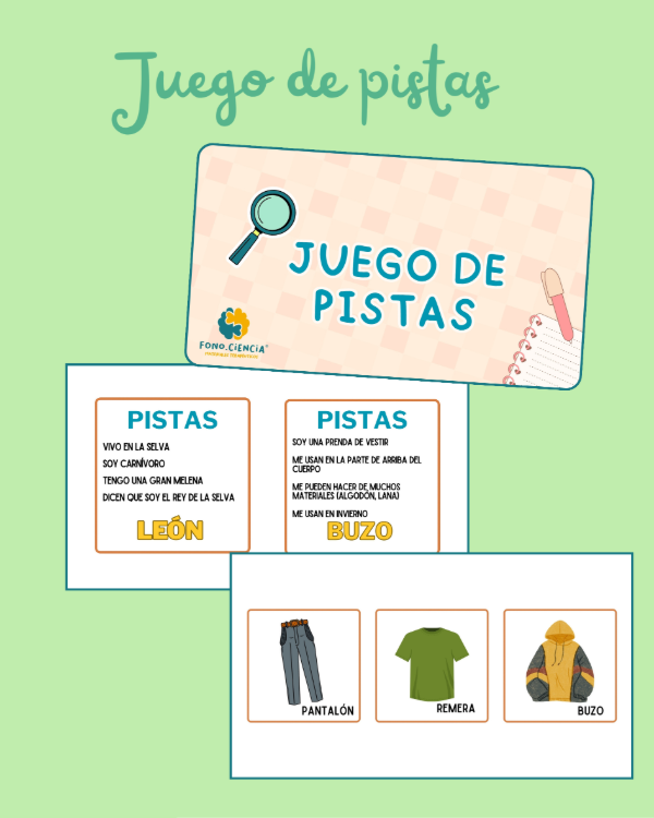 Producto - JUEGO DE PISTAS