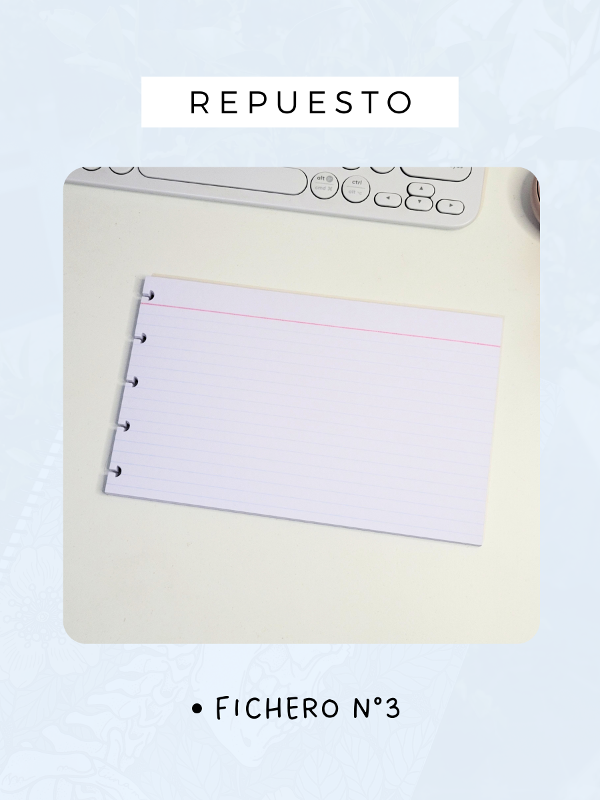 Producto - Hojas Fichero N3 repuesto