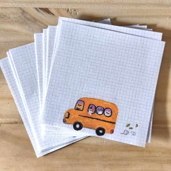 Producto - notitas / memo bus transporte