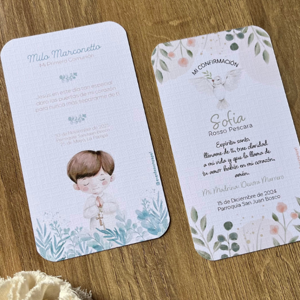 Producto - Estampita/Tarjeta Simple ( x 20 u.) - 0