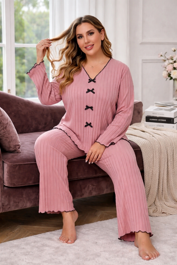 Producto - PIJAMA DAFNE - MORLEY LANILLA TALLES 2XL A 5XL