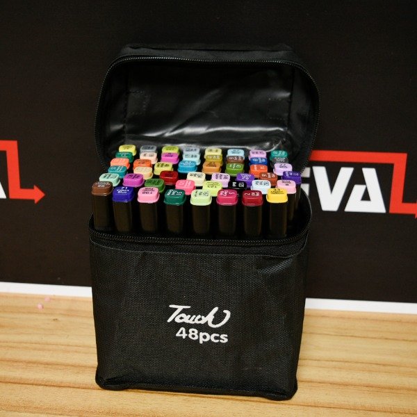 Producto - SET DE MARCADORES DOBLE PUNTA X26 MKB-48N