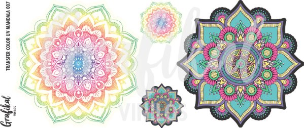 Producto - Transfer Color UV Mándala 007