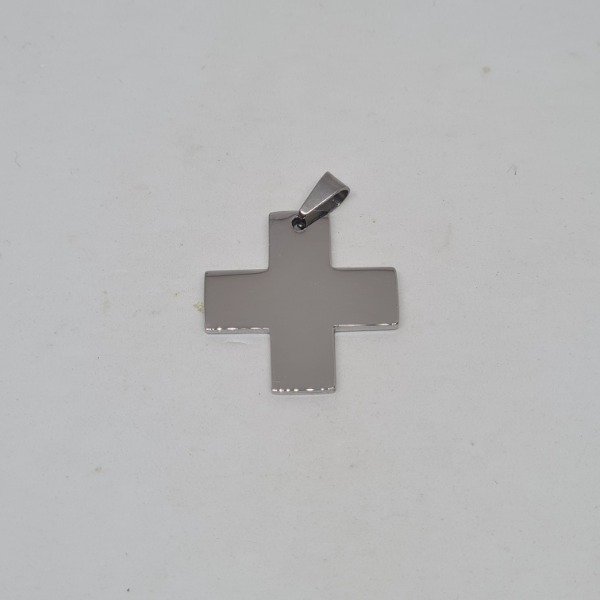 Producto - Dije cruz ancha acero