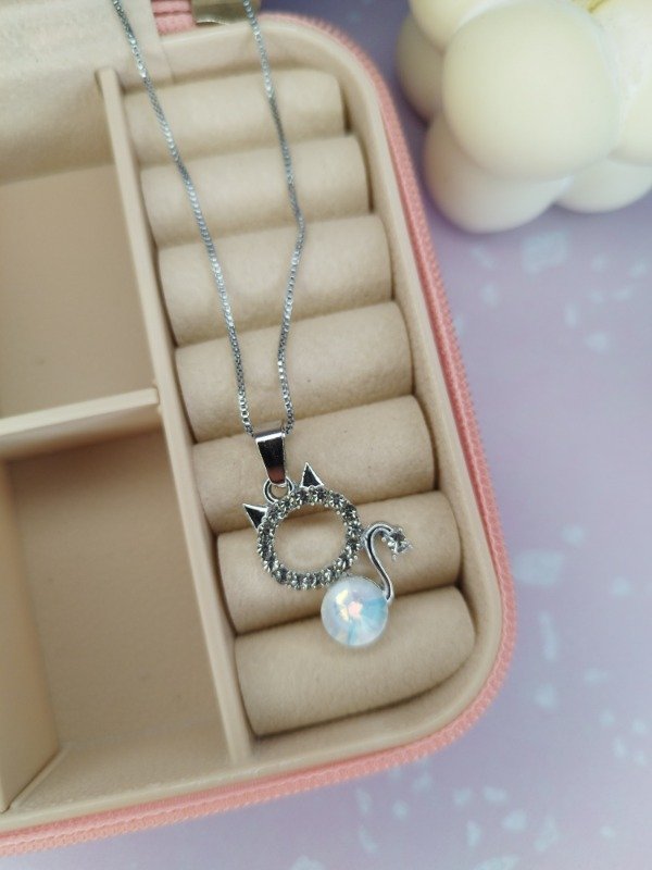 Producto - Collar gatito strass con gema