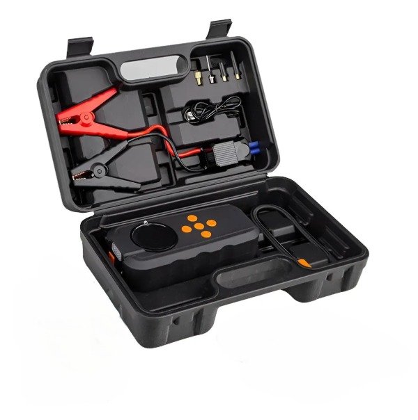 Producto - Kit Compresor Inflador Arrancador Powerbank Linterna Luz Led