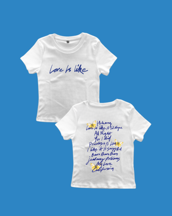 Producto - Baby Tee Love Is Like - Maroon 5 (Doble Estampa) - 0