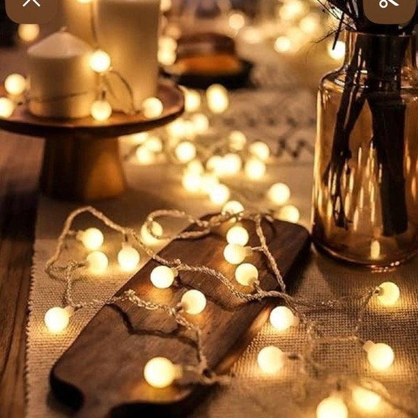 Producto - Guirnalda bolita BLANCA