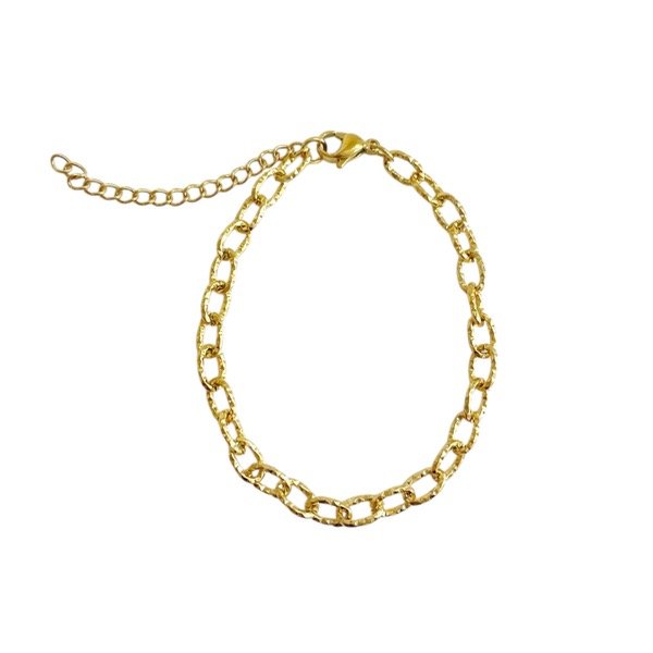 Producto - BRAZALETE ESLABÓN TEXTURADO GOLD