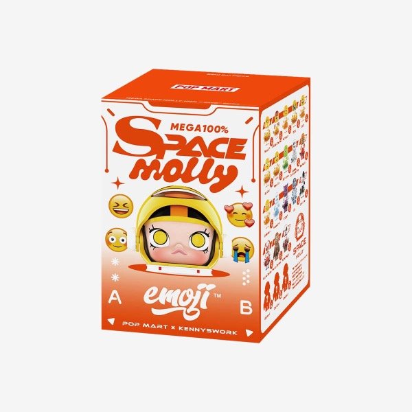 Producto - MEGA SPACE MOLLY 100 Emoji Series POP MART Caja Mystery Individual