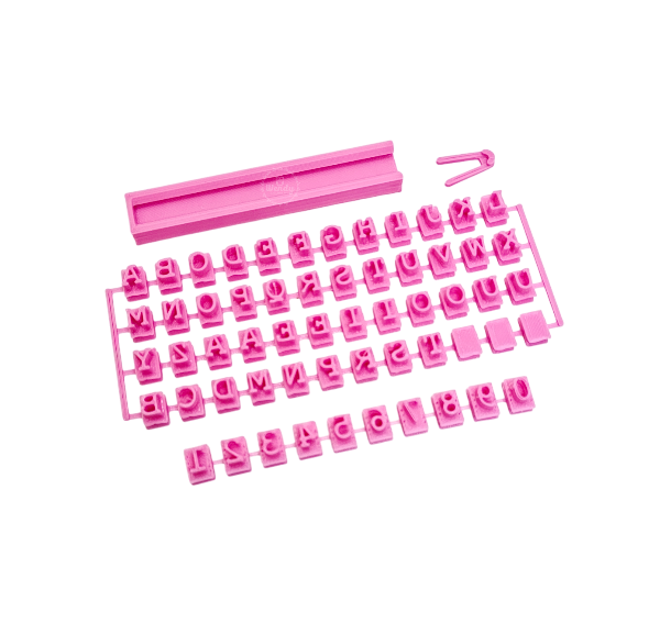 Producto - stamp sello abecedario letras 1x1cm