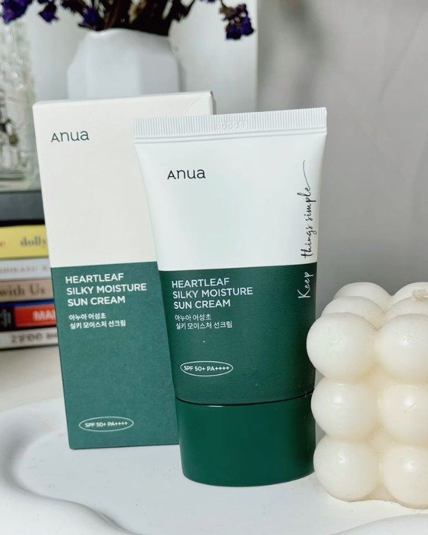 Producto - Protector solar facial coreano marca ANUA 50FPS++