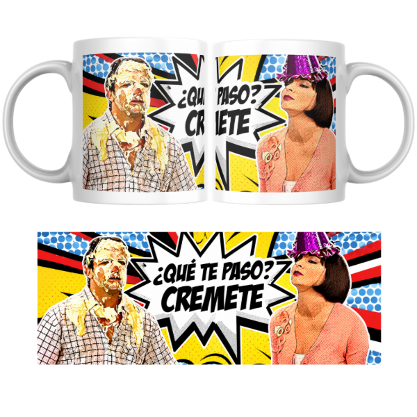 Producto - Taza - que te paso cremete (Casados con hijos) escena color - 0