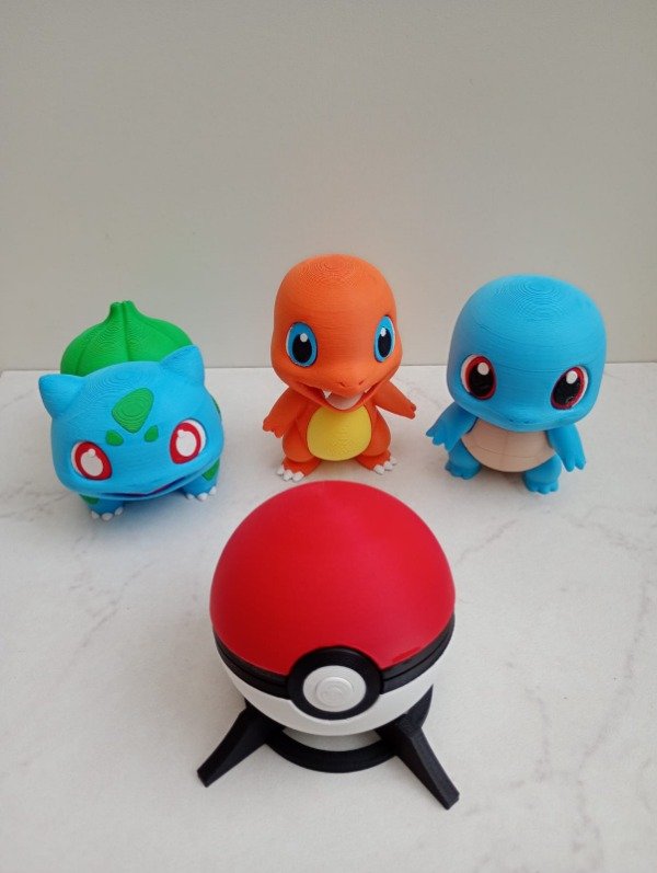 Producto - Combo Pokemon Iniciales + Pokebola