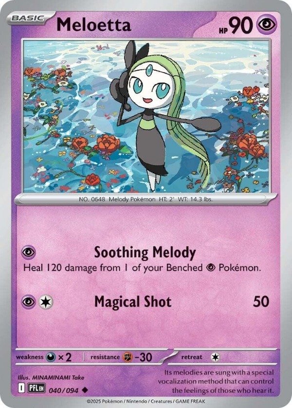 Producto - Meloetta (040/094) [Mega Evolution: Phantasmal Flames]