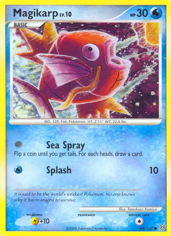Producto - Magikarp 65/100 Diamond and Pearl: Stormfront