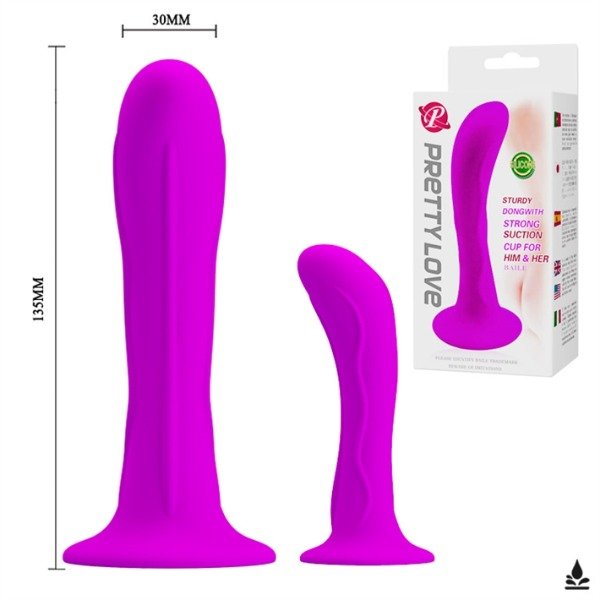 Producto - Consolador macizo extra suave con sopapa