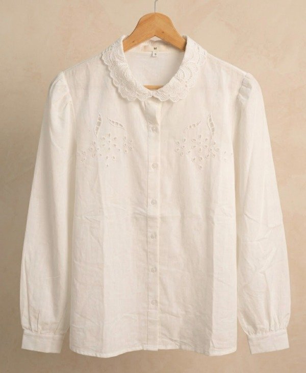 Producto - Camisa cuello broderie - 1