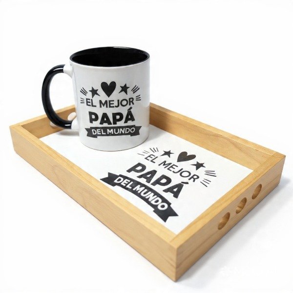 Producto - SET TAZA CON BANDEJA DIA DEL PADRE