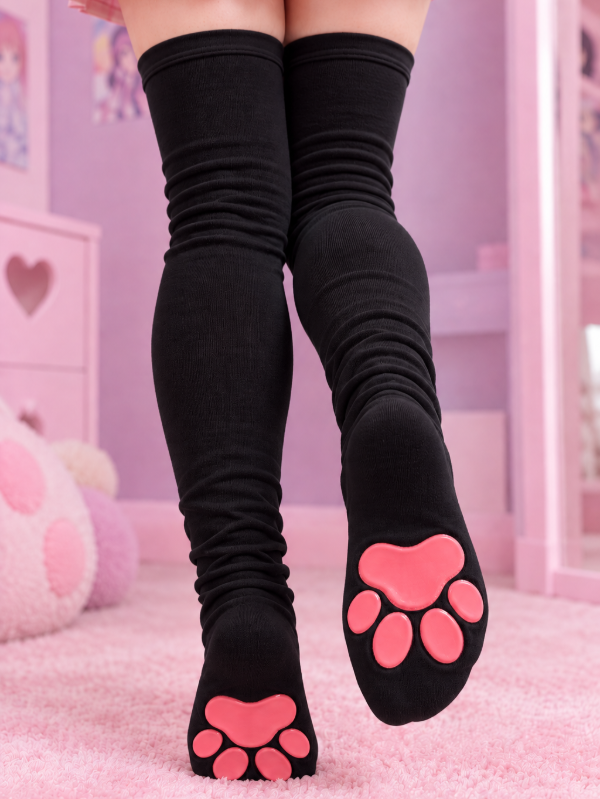 Producto - Bucaneras Patita 2D Neko (Negra)