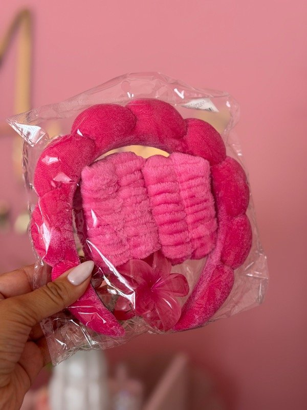 Producto - SET VINCHA MUÑEQ y BROCHE