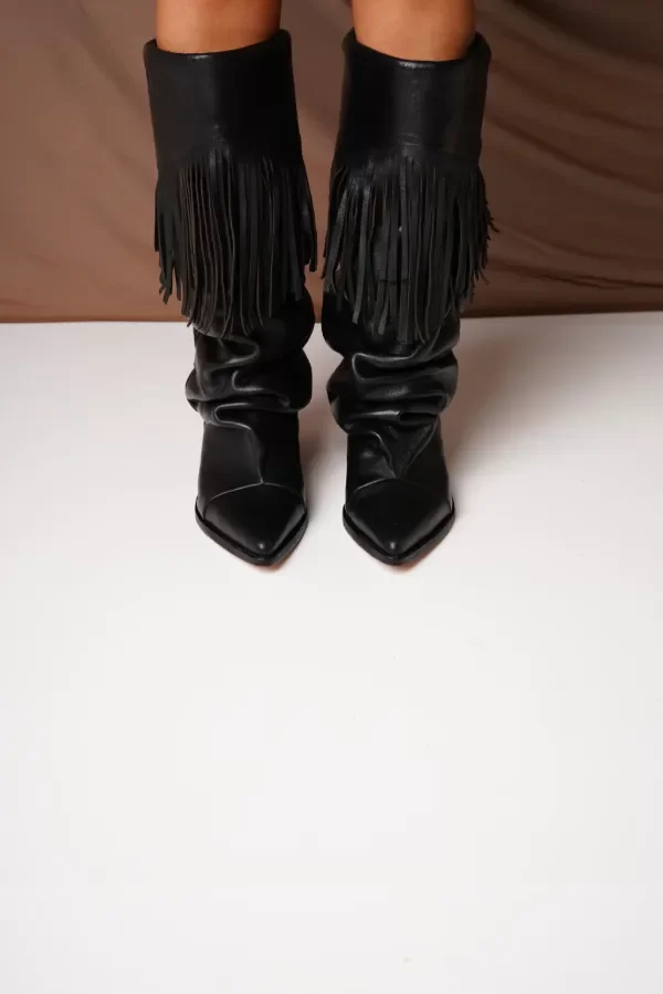 Producto - TEXANAS NAUNET NEGRO cuero
