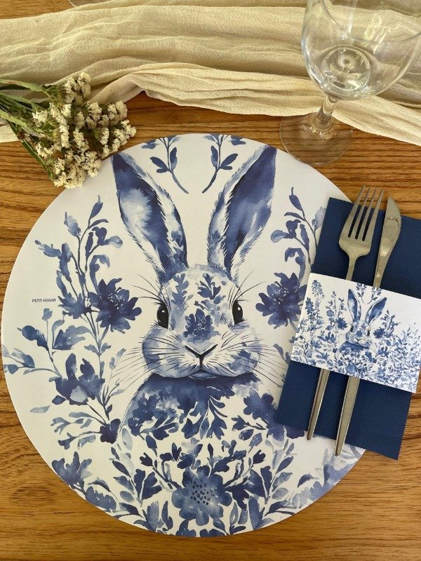 Producto - Set Platos De Sitio Papel + Porta Servilletas X 24 Unid. Tematicos