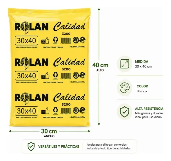 Producto - Camiseta 30 x 40 X bulto 20 paq FUNDA AMARILLA - 4