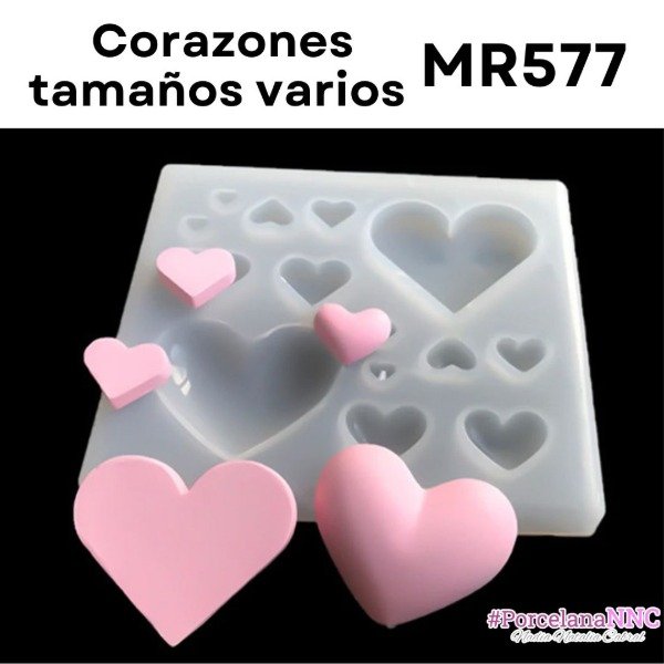 Producto - Corazones tamaños varios MR577