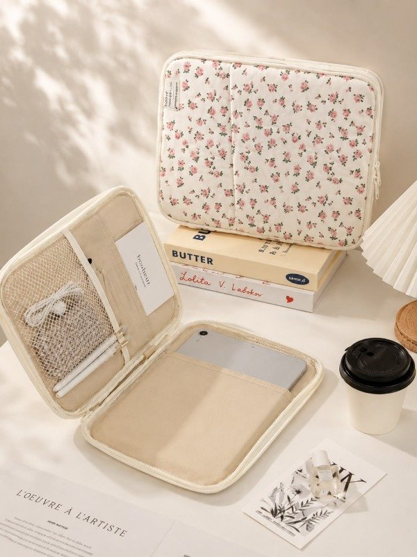 Producto - Funda organizadora ipad/tablet florcitas