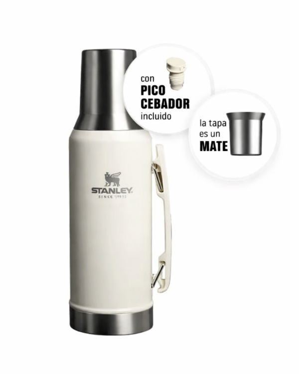 Producto - TERMO STANLEY MATE-SYSTEM CLASSIC 1.2 LTS CREAM GLOSS