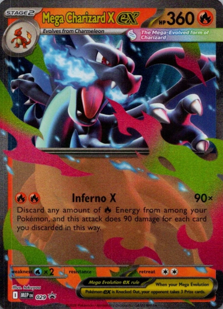 Producto - Mega Charizard X ex MEP029 ME Black Star Promos