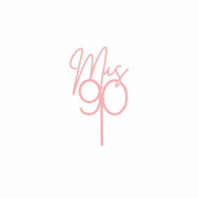 Producto - Cake Topper Mis 90 CT229
