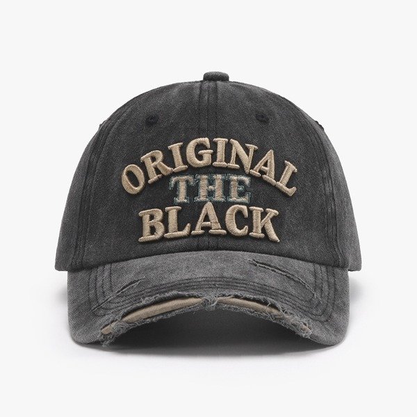 Producto - Original the black Gris Oscuro gorra Importada Algodon Ajustable Unisex