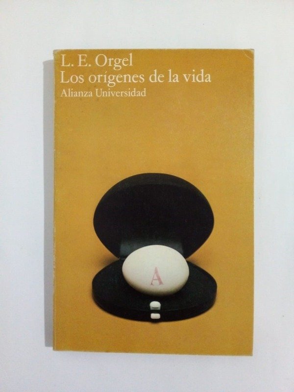 Producto - Los orígenes de la vida - L E Orgel - Alianza 1979