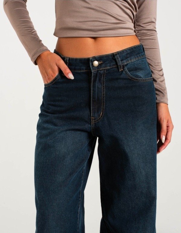 Producto - Wide leg azul profundo (W78)