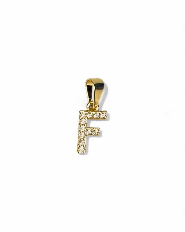 Producto - DIJE SHINE "F" GOLD