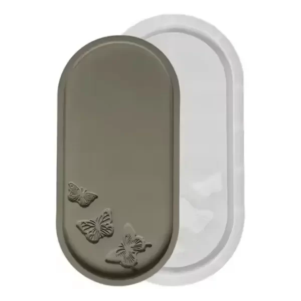Producto - Molde Bandeja Ovalada Mariposas 24cm