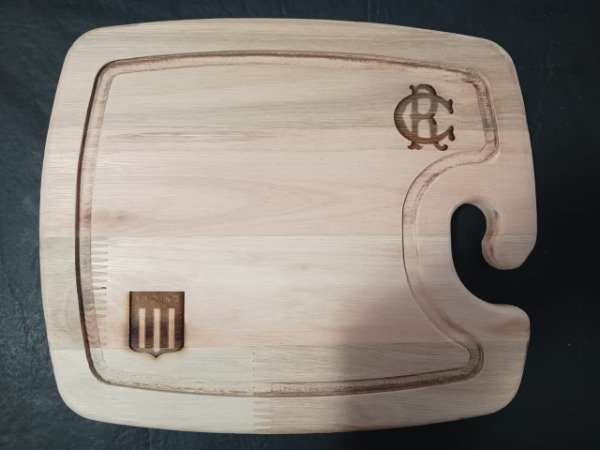 Producto - Tabla de Madera Eucalipto - Futbol - Racing