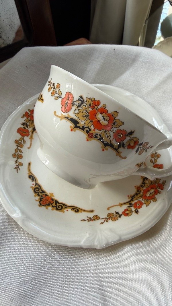 Producto - Taza de té flor naranja - 2