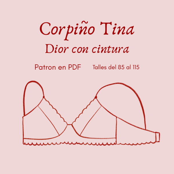 Producto - Molde PDF - Corpiño Tina
