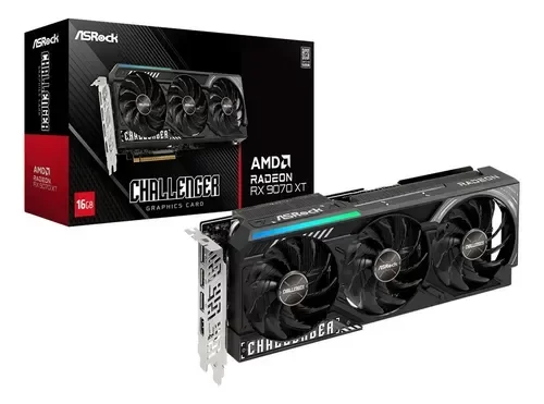 Producto - GPU ASROCK RADEON RX9070XT CHALLENGER 16GB