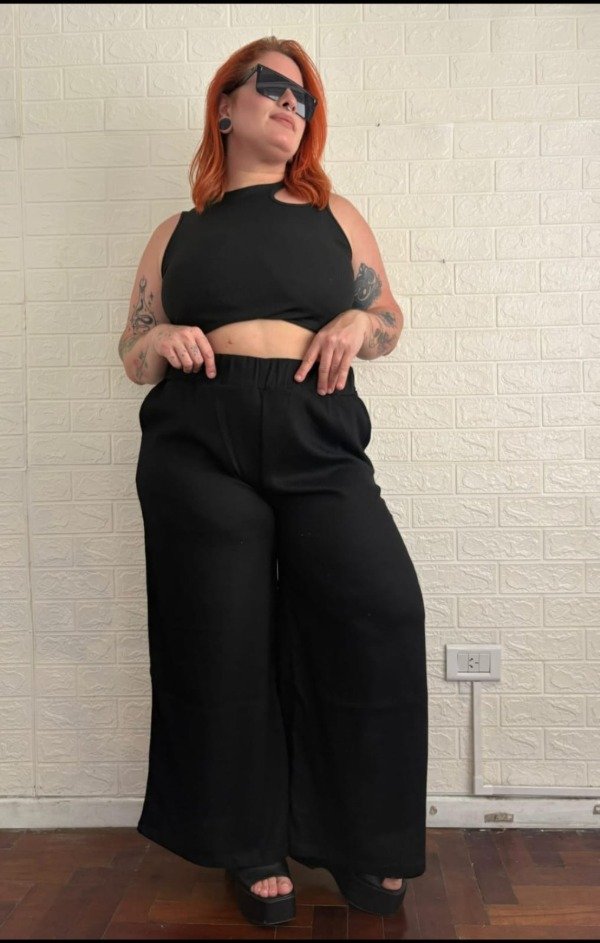 Producto - Palazzo lino Spándex