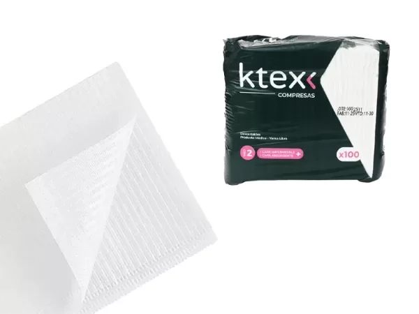 Producto - Compresas blancas x50u